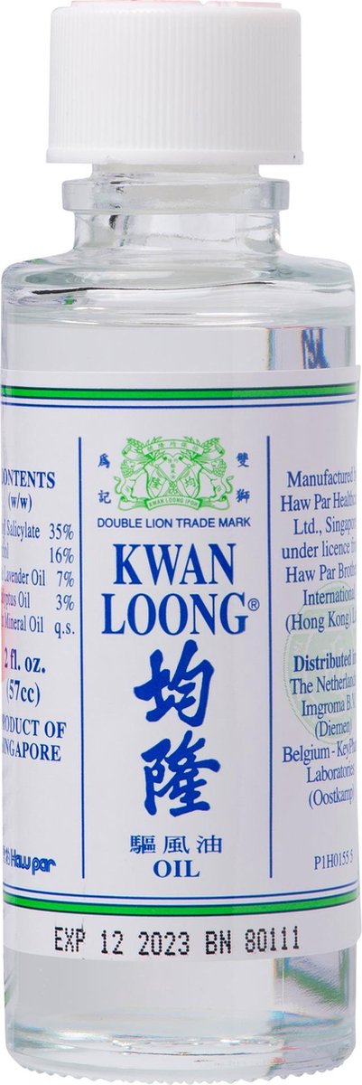 Kwan Loong Medicated Olie - 57 ml - Body Oil, Tijger Balsem-Kwan Loong Oil