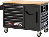 Sonic gereedschapswagen 13-laden zwart S13