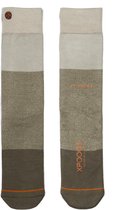 XPooos Essential Bamboo Sokken Khaki/Olivegreen Mel. 67001, Maat 43/46