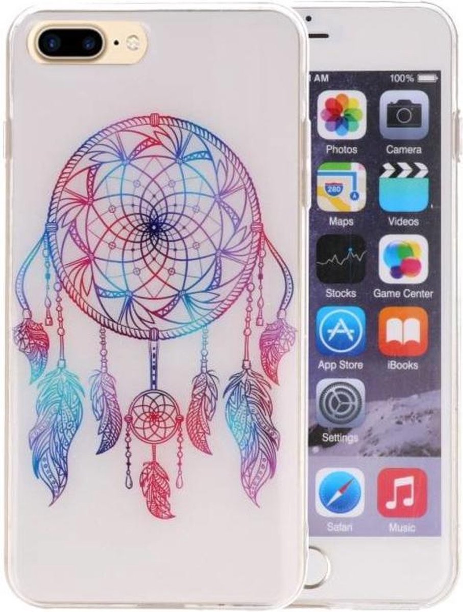 Dromenvanger Print Hardcase - Hoesje Geschikt voor iPhone 8 Plus