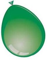 Ballonnen kristal groen (12,5cm, 100st)