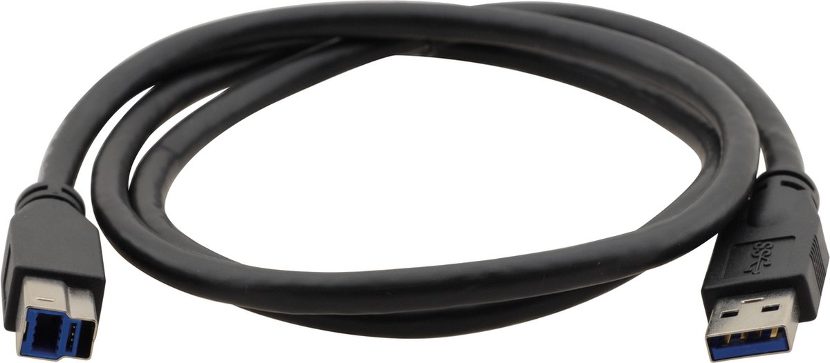 Kramer Electronics 3ft, USB3.0-A - USB3.0-B USB-kabel USB 3.2 Gen 1 (3.1 Gen 1) 0,9 m USB A USB B Zwart