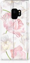 Geschikt voor Samsung Galaxy S9 Hoesje Design Lovely Flowers