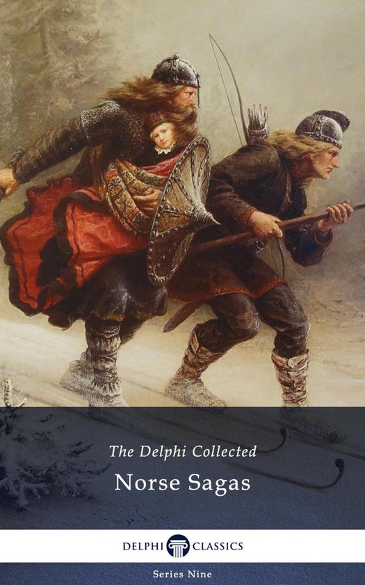 Delphi Series Nine 5 - Delphi Collected Norse Sagas (Illustr ... - cover