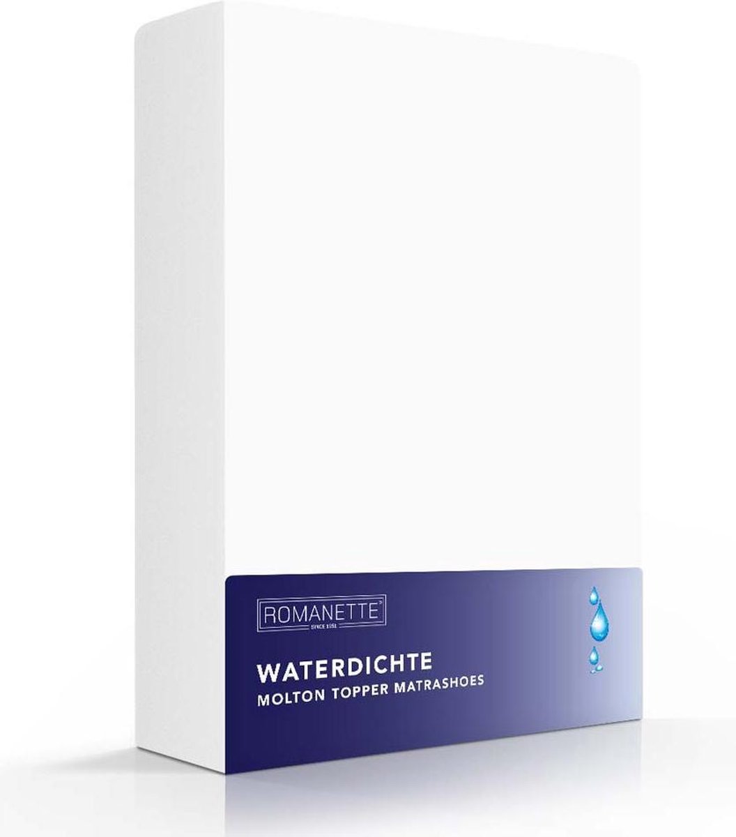 Luxe Waterdichte Molton Topper Hoeslaken