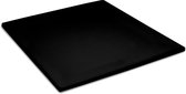 Cinderella - Topper Hoeslaken (tot 15 cm) - Satijn - 160x200 cm - Black