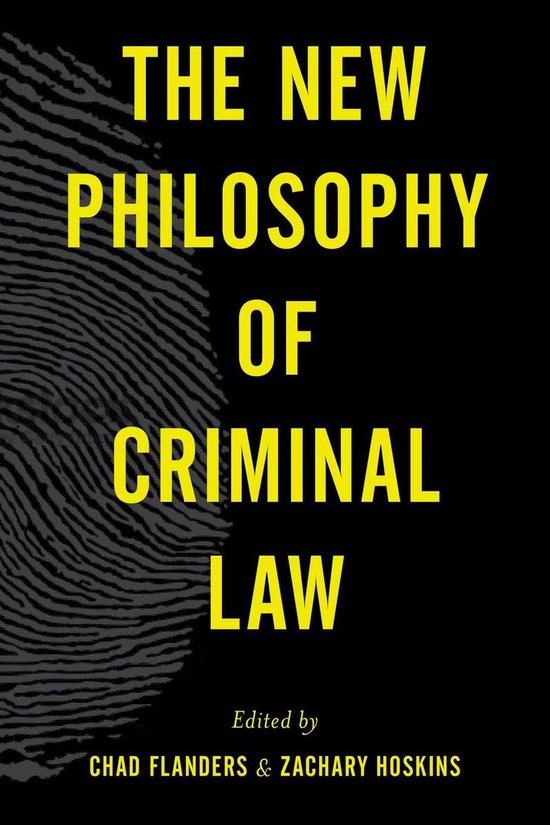 The New Philosophy of Criminal Law - cover
