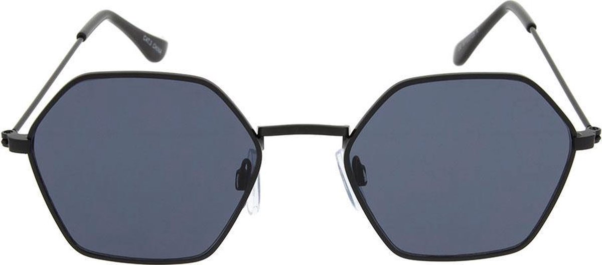 Icon Eyewear Zonnebril BEE - Mat zwart montuur - Grijze glazen