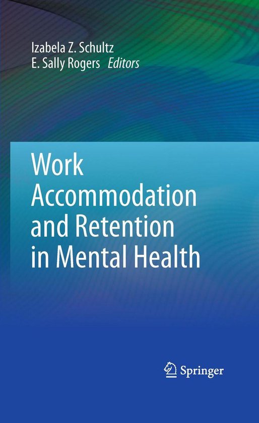 Work Accommodation and Retention in Mental Health - cover