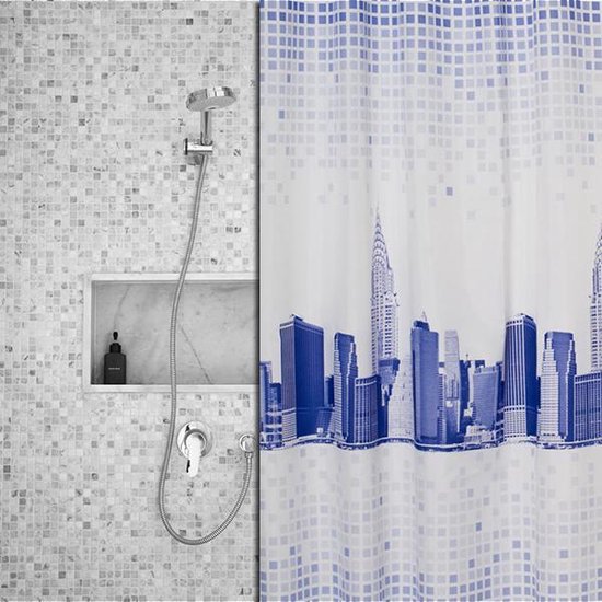 Roomture douchegordijn New york 240 x 200 extra breed