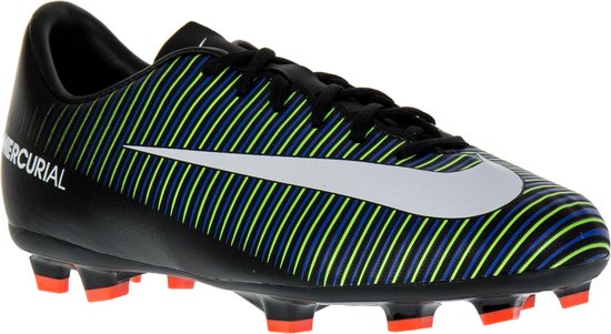 Nike Mercurial Voetbalschoenen - Maat 35.5 - Unisex - zwart/wit/groen/blauw |