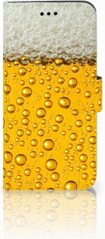 Portefeuille Huawei P10 Lite Housse avec Fermeture magnétique Bière