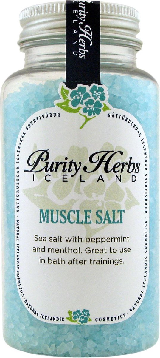 Purity Herbs - Spier Relaxerend Badzout - Voor een heerlijk ontspannen bad - 100% Natuurlijk met IJslandse kruiden - 180g