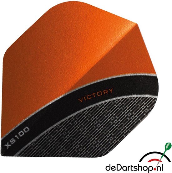 10 - Sets XS100 Curve 100 micron flights - Oranje van Harrows — afbeelding 2