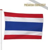 Thaise Vlag Thailand 150x225cm - Kwaliteitsvlag - Geschikt voor buiten