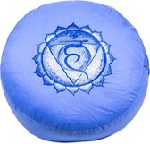 Meditatiekussen 5e Chakra Blauw