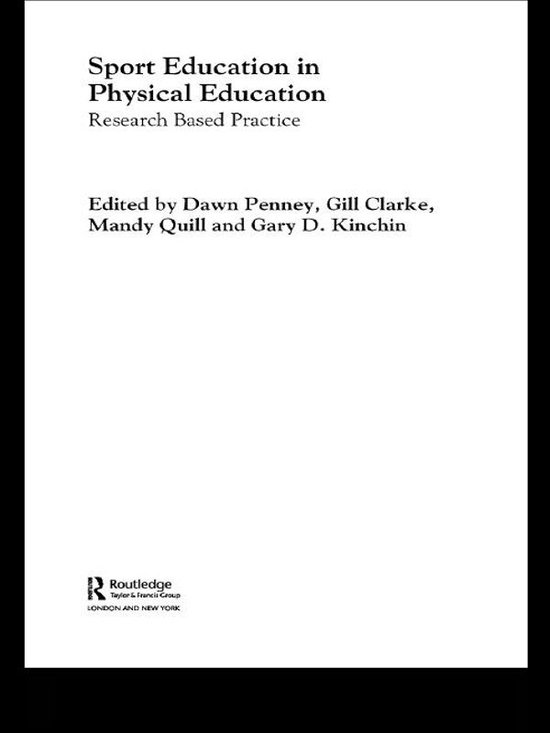 Sport Education in Physical Education - cover
