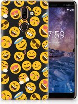 Nokia 7 Plus Uniek Design TPU Hoesje Emoji