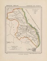 Historische kaart, plattegrond van gemeente Oud - Vosmeer in Zeeland uit 1867 door Kuyper van Kaartcadeau.com