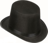 WELLY INTERNATIONAL - Klassieke zwarte hoge hoed voor volwassenen - Hoeden > Hoge hoeden