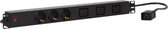 AEG PDU 16-2 Overspanningsbeveiliging 6 AC-uitgang(en) 230 V 1 m Zwart