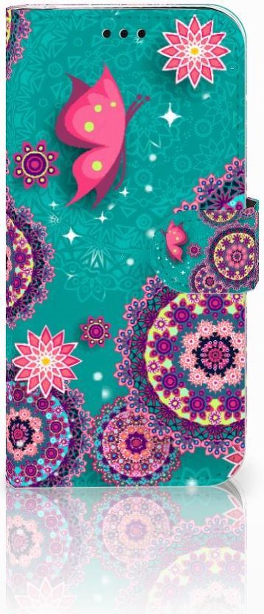 Samsung Galaxy J5 2017 Hoesje Cirkels en Vlinders