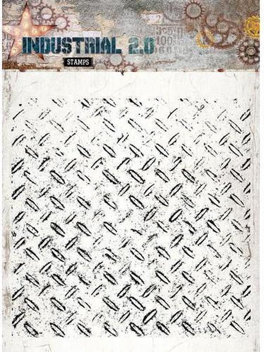 Industrial - Transparante Stempel - 14 x 14cm - Maak prachtige kaarten en fotoalbums