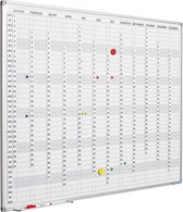 Planbord Softline profiel 8mm, Verticaal jaar, DU incl. maand-/dgen-/cijferstroken