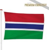 Gambiaanse Vlag Gambia 200x300cm - Kwaliteitsvlag - Geschikt voor buiten