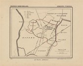 Historische kaart, plattegrond van gemeente Sint Pancras in Noord Holland uit 1867 door Kuyper van Kaartcadeau.com