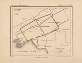 Historische kaart, plattegrond van gemeente Blokker in Noord Holland uit 1867 door Kuyper van Kaartcadeau.com