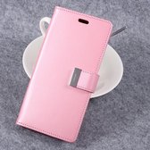 MERCURY GOOSPERY Rich Diary 7 Pasjeshouders Leren Cover Samsung Galaxy S8 Plus / S8+ - Roze