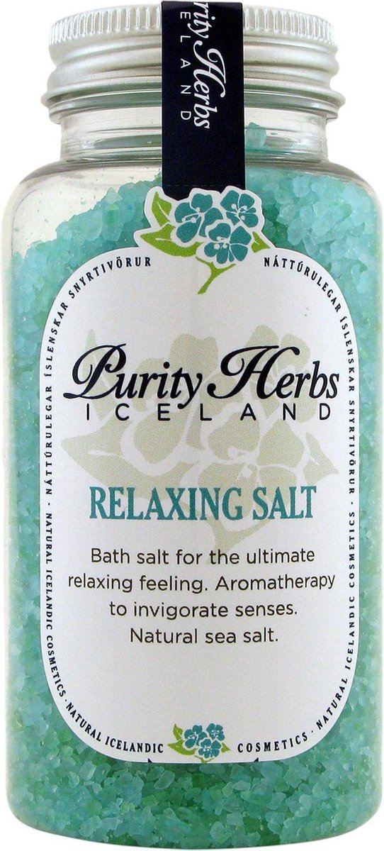 Purity Herbs - Relaxerend Badzout - Voor een heerlijk ontspannen bad - 100% Natuurlijk met IJslandse kruiden - 180 g