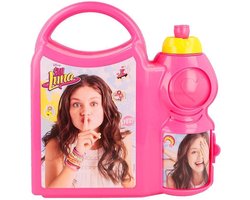 Disney Soy Luna - 2 in 1 lunchdoos en drinkfles met handvat - schoolset
