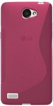 LG Bello 2 Silicone Case s-style hoesje Roze