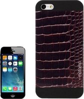 iPhone 5, 5s, SE - hoes, cover, case - Motomo - PC - Krokodillen textuur
