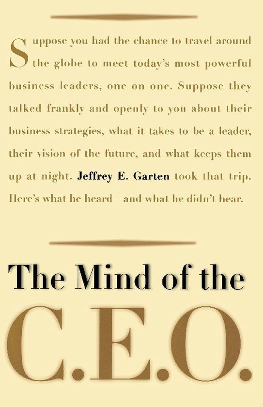 The Mind Of The CEO - cover