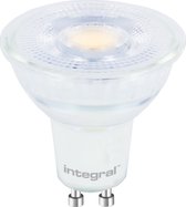 Integral LED - GU10 LED spot glas - 3,6 watt - 2700K extra warm wit - 400 lumen - niet dimbaar
