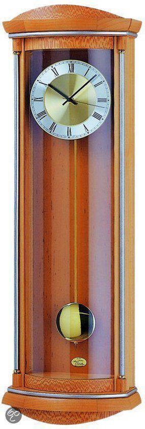 AMS 5080/16 Klok Hout 82x26 cm Bruin