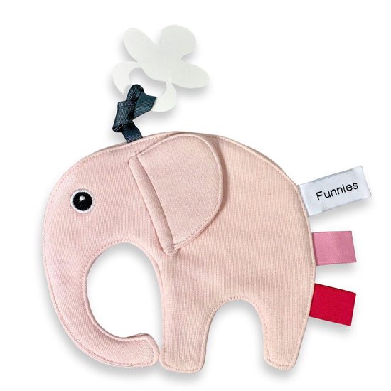 Speendoek Olifant - Tutpop Ollie (Forest/Donkergroen) van Jollein — afbeelding 4