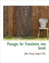 Passages for Translation Into Greek