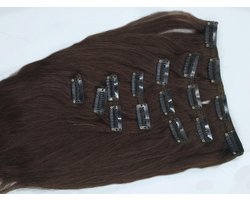 Haar extension clip in echt haar