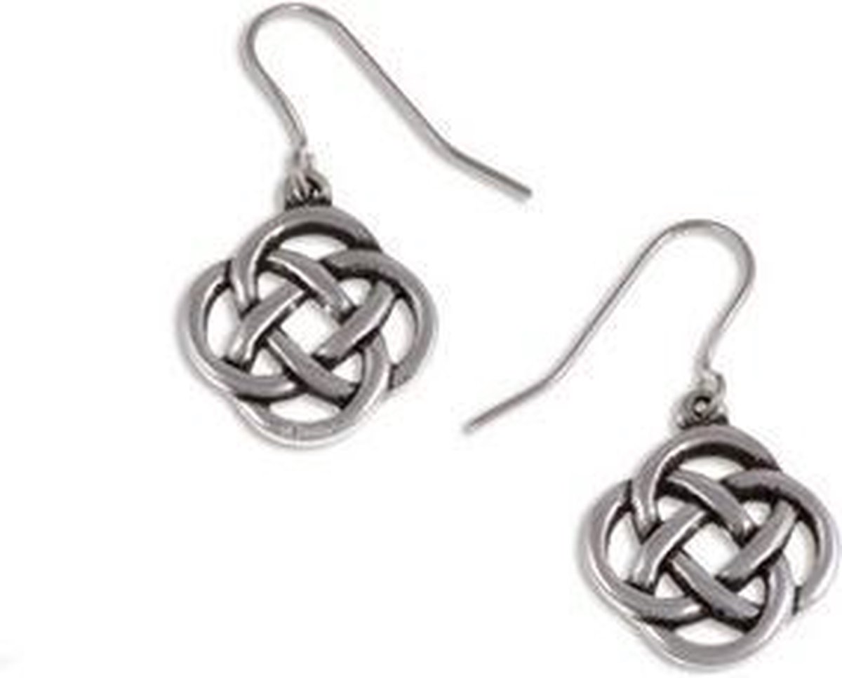 Keltische oorbellen - Lughs Knot Oorbellen (pe27)