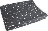 Briljant Baby Waskussenhoes interlock - spots - iron 50 x 70 cm