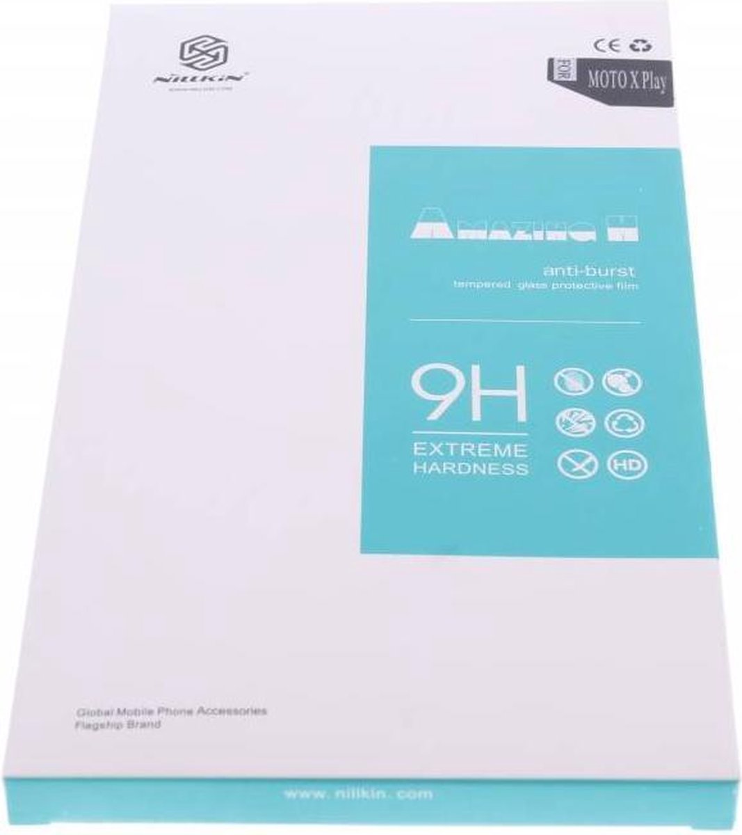 Nillkin Screenprotector Tempered Glass Motorola Moto X Play - 9H Nano