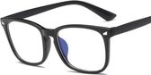 Computerbril - Schermglazen - Vermoeide Ogen - Glazen Tegen Blauw Licht C2 Mat Zwart