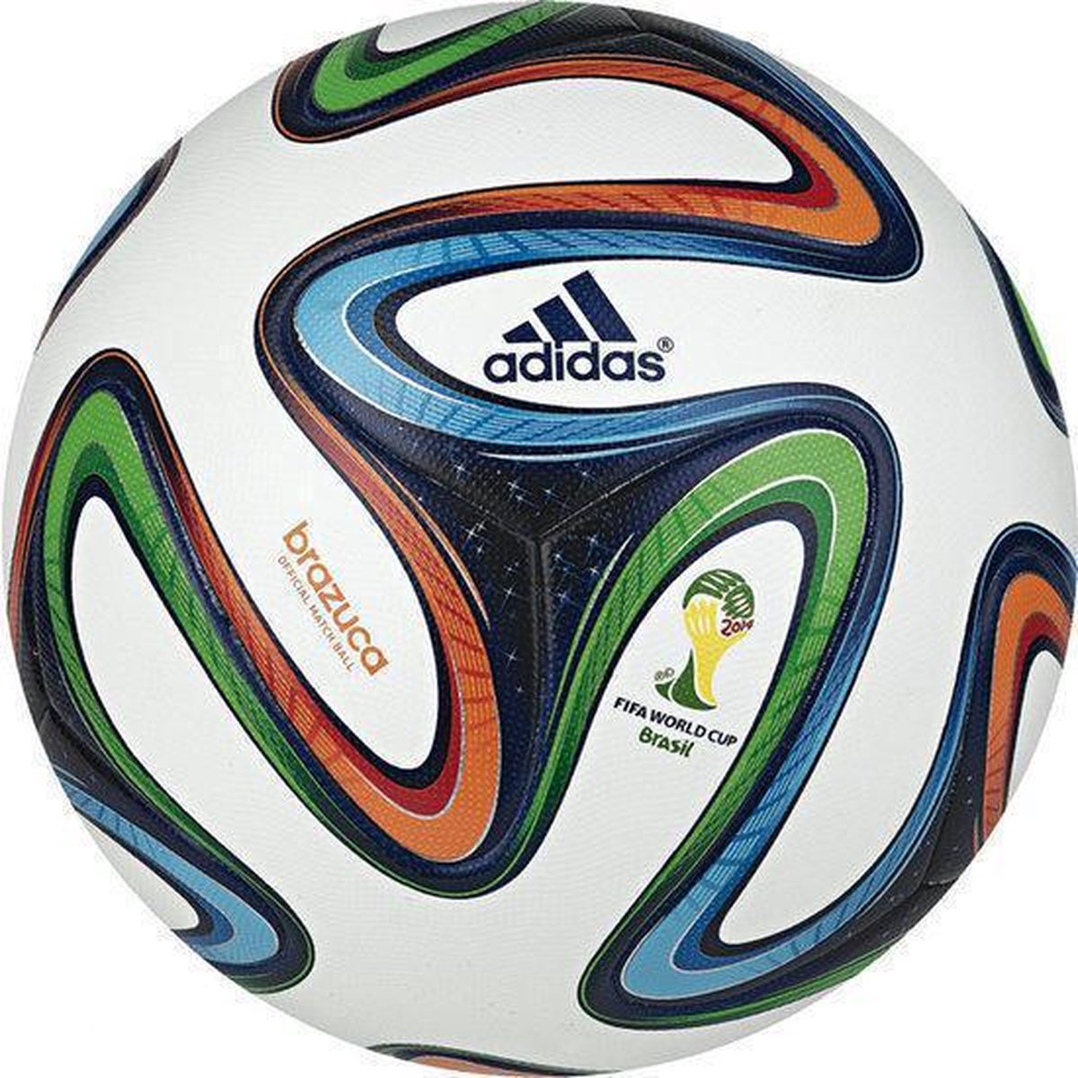 Midden Concentratie Mus Adidas Brazuca Official Match Ball WK 2014 Voetbal | bol.com