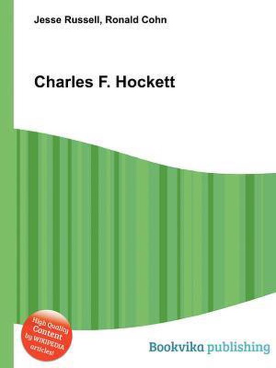 Charles F. Hockett 9785510961171 Boeken