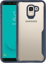 Navy Focus Transparant Hard Cases Samsung Galaxy J6