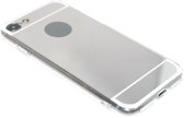 Spiegel hoesje zilver Geschikt voor iPhone 8 Plus / 7 Plus
